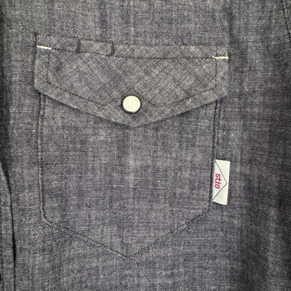 Stio Women's Blue Button Down Shirt - Picture 2 of 5